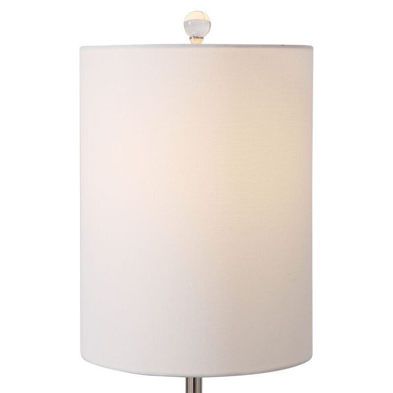 Uttermost Piers Mottled Blue Buffet Lamp